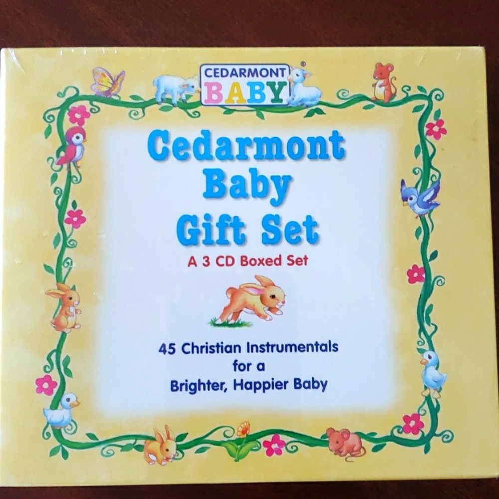 NWOT 3 CD Cedarmont Baby Boxed Gift Set
